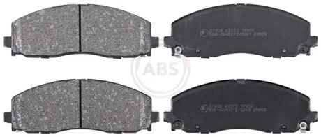 Колодка гальм. диск. перед. (вир-во ABS) A.B.S. 37936