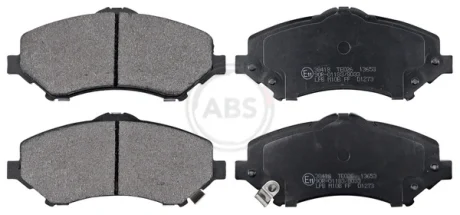 Колодка гальм. диск. DODGE NITRO 2.8CRD 07,JEEP CHEROKEE 2.8CRD 08 передн. (вир-во ABS) A.B.S. 38418
