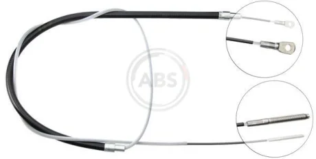 Трос ручного гальма BMW 5 (вир-во ABS) A.B.S. K10256