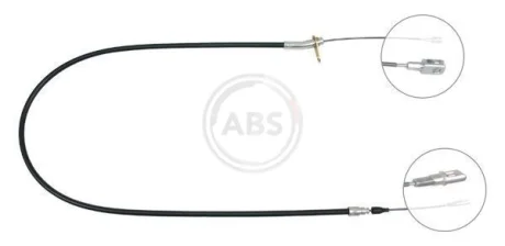 Трос ручного гальма MERCEDES 200 (вир-во ABS) A.B.S. K11267
