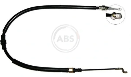 Трос ручного гальма (вир-во ABS) A.B.S. K12706
