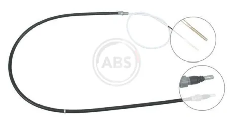 Трос ручного гальма VW PASSAT B3/B4 (1990-97) (Disc Brake) (вир-во ABS) A.B.S. K12846