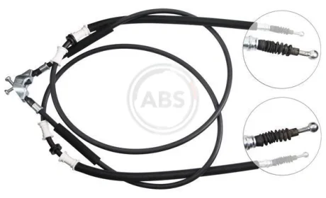 Трос ручного гальма OPEL CORSA (вир-во ABS) A.B.S. K13066