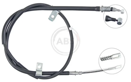 Трос ручного гальма DAEWOO LANOS правий (вир-во ABS) A.B.S. K13428