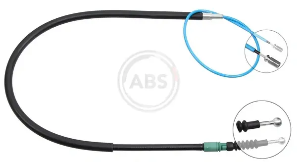 Трос ручного гальма SKODA OCTAVIA, VW GOLF (вир-во ABS) A.B.S. K13626 (фото 1)