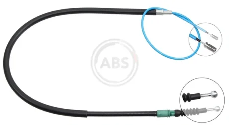 Трос ручного гальма SKODA OCTAVIA, VW GOLF (вир-во ABS) A.B.S. K13626