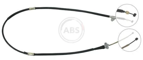 Трос ручного гальма TOYOTA Hi-Ace Van (вир-во ABS) A.B.S. K16047