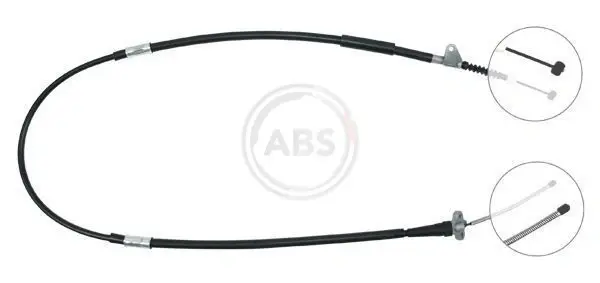 Трос ручного гальма TOYOTA (вир-во ABS) A.B.S. K16048 (фото 1)