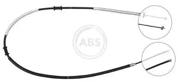 Трос ручного гальма FIAT DOBLO (вир-во ABS) A.B.S. K18058 (фото 1)