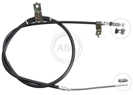 Трос ручного гальма HYUNDAI i800/Satellite/H1/Starex/H200/H100 (97-20) (вир-во ABS) A.B.S. K19267