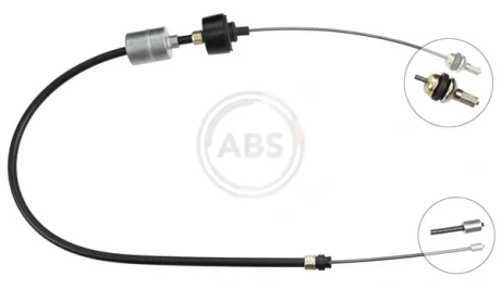 Трос зчеплення RENAULT R9/R11 (вир-во ABS) A.B.S. K23760