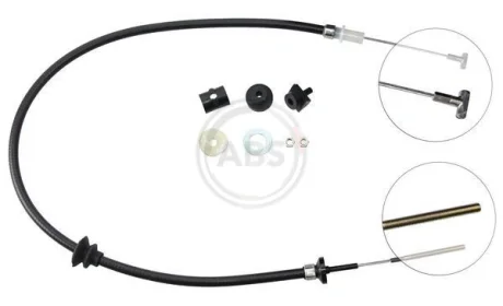 Трос зчеплення VW CADDY,SEAT IBIZA (вир-во ABS) A.B.S. K26220