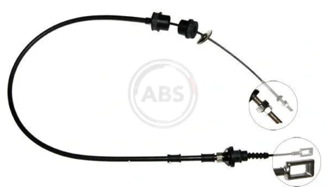 Трос зчеплення Fiat Ducato, Peugeot Boxer (вир-во ABS) A.B.S. K26800