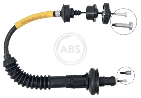 Трос зчеплення PEUGEOT 206 (вир-во ABS) A.B.S. K27620