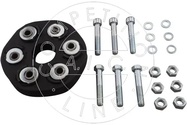Муфта кардана еластична MB E-class (W124/C124)/190 (W201) 86-96 (к-кт з болтами) AIC 51107 (фото 1)