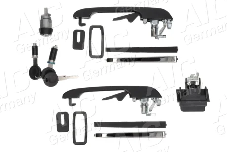 Комплект замків (3шт.) VW Golf II -91 (+ ручки/ключі) AIC 52162