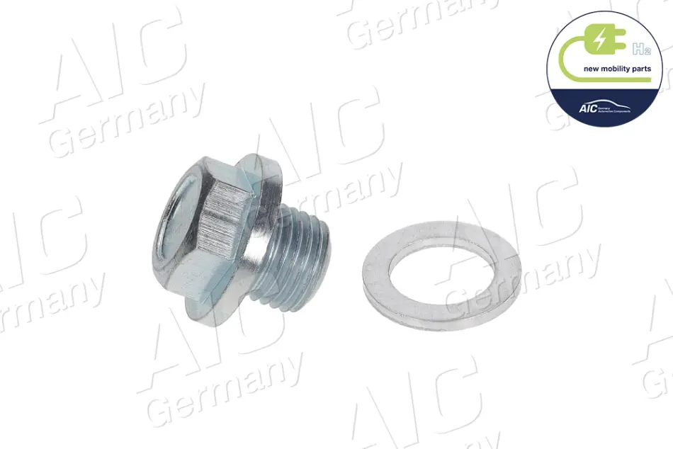 Болт зливу оливи + шайба Hyundai Accent/Kia Rio/Mitsubishi Lancer/Suzuki Grand Vitara 90- (M14x1.5) AIC 52881 (фото 1)