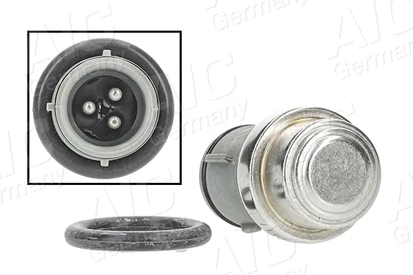 Датчик температури охолоджуючої рідини Audi 80/100/A6 2.0E 90-97 (3 конт.) (сірий) AIC 54361 (фото 1)