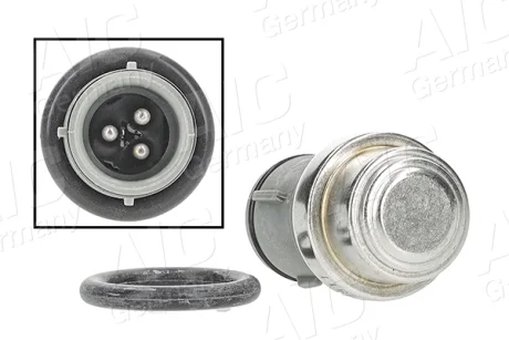 Датчик температури охолоджуючої рідини Audi 80/100/A6 2.0E 90-97 (3 конт.) (сірий) AIC 54361