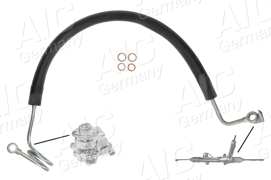 Шланг гідропідсилювача Audi A4 00-08 AIC 54997 (фото 1)