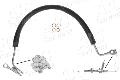 Шланг гідропідсилювача Audi A4 00-08 AIC 54997