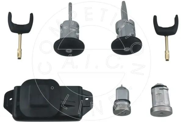 Комплект замків (5шт.) Ford Transit 06-14 (+ 2 ключа) AIC 56656 (фото 1)
