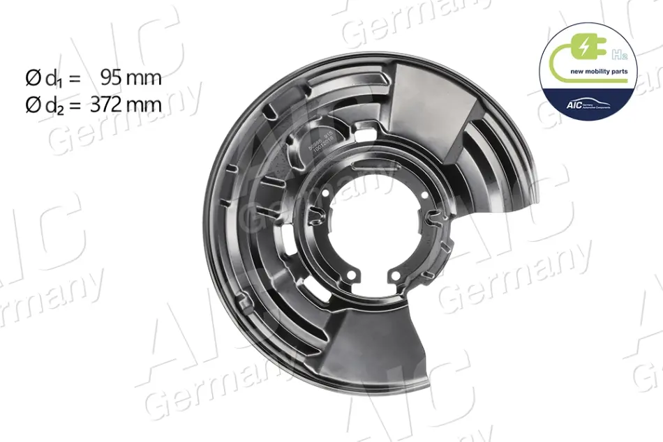 Захист диска гальмівного (заднього) (L) BMW 3 (F30/F80) 11- AIC 56986 (фото 1)