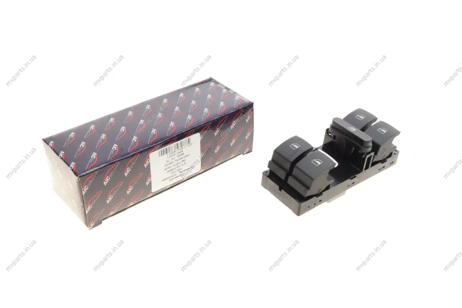 Кнопка склопідіймача (L) VW Passat/Golf/Jetta 05- (блок) AIC 57288 (фото 1)