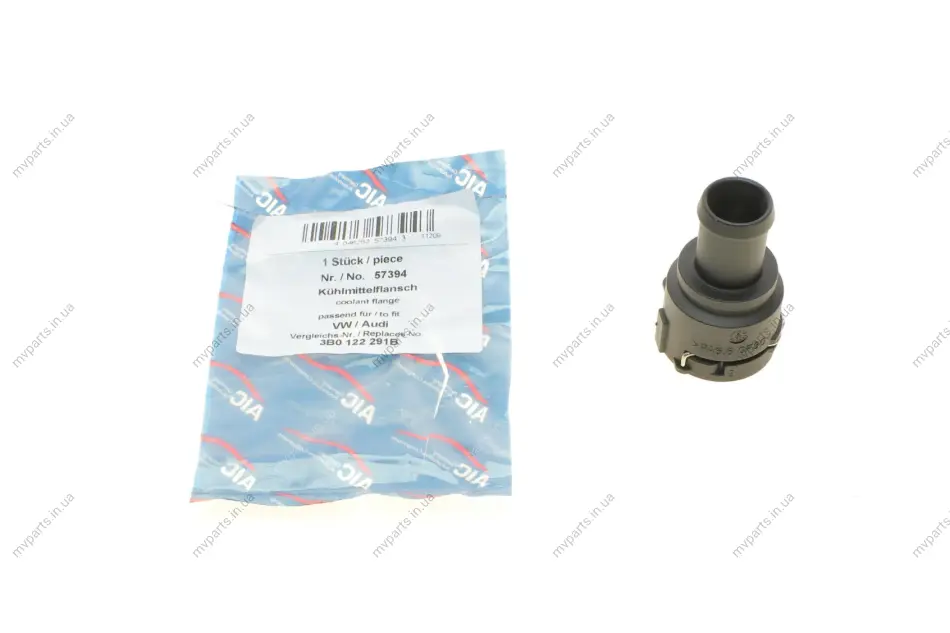 Фланець системи охолодження Audi A3/Skoda Octavia/Superb/VW Caddy/Golf/Passat/Touran/Tiguan 96- AIC 57394 (фото 1)