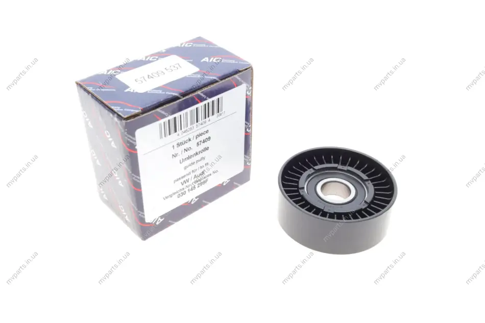 Ролик генератора VW Caddy/Crafter1.4-1.6 i 95-10 (натяжний) (70x26x17) AIC 57409 (фото 1)