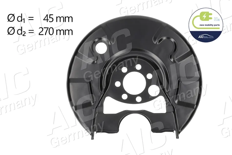 Захист диска гальмівного (заднього) (R) VW Passat/Polo/Golf 93-97 AIC 57602 (фото 1)