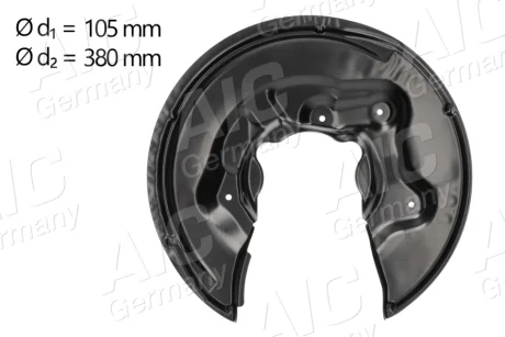 Захист диска гальмівного (заднього) (R) VW Passat 05-14 AIC 57835
