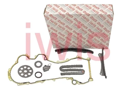 Комплект ланцюга ГРМ Fiat Doblo 1.3JTD (ланцюг, башмак, натяжник) 76068Set AIC 76068SET