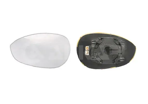 Скло дзеркала (з підігрівом) Fiat Punto 05-/500 07- (L) (опук.) ALKAR 6411547 (фото 1)