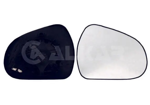 Скло дзеркала (з підігрівом) Peugeot 207/308 07-15 (R) ALKAR 6412284 (фото 1)