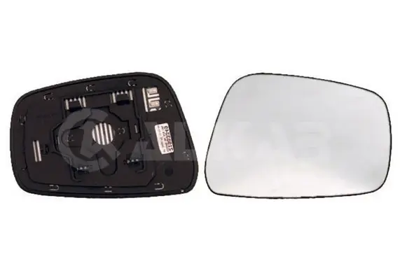 Скло дзеркала (з підігрівом) (R) Nissan Navara 05- (опукл.) ALKAR 6412558 (фото 1)