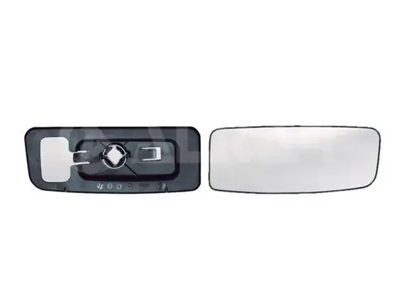 Скло дзеркала (з підігрівом) MB Sprinter 06- (R) (нижнє) (кругле кріплення) (з\'єдн. OEM/IAM) ALKAR 6416994 (фото 1)