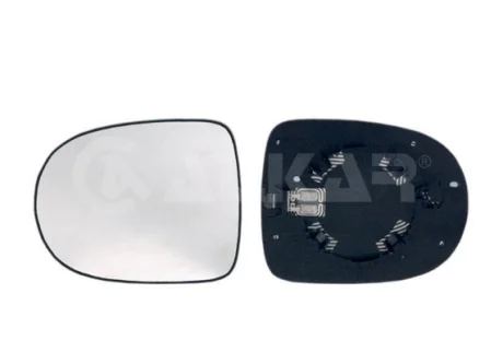 Скло дзеркала (з підігрівом) Renault Clio 09- (асферичне) ALKAR 6432176