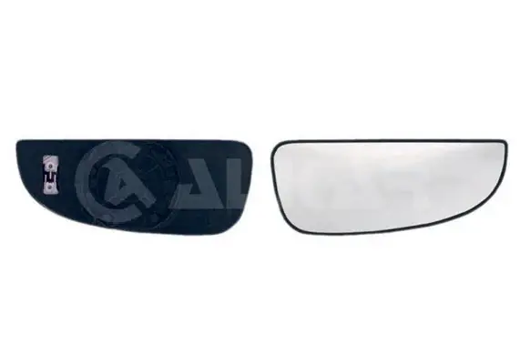 Скло дзеркала (з підігрівом) Citroen Jumper/ Fiat Ducato/ Peugeot Boxer 06- (R) (нижнє) ALKAR 6442922 (фото 1)