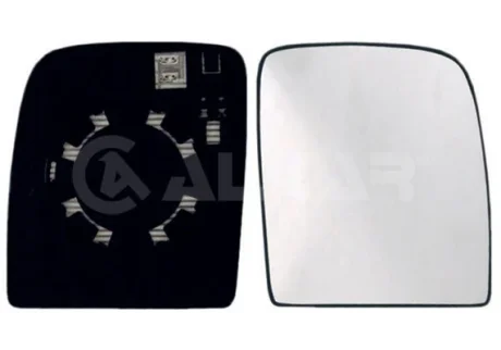 Скло дзеркала (з підігрівом) Citroen Jumpy/ Fiat Scudo/ Peugeot Expert 07- (R) (нижнє) ALKAR 6442955