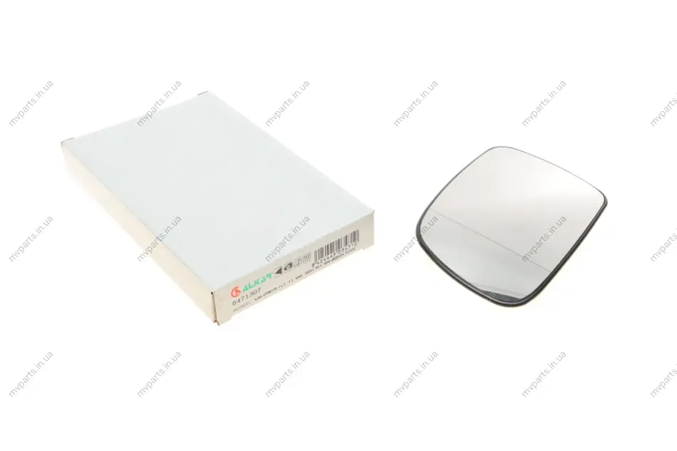Скло дзеркала (з підігрівом) Peugeot 307 1.4-2.0 HDi 00- (L) ALKAR 6471307 (фото 1)