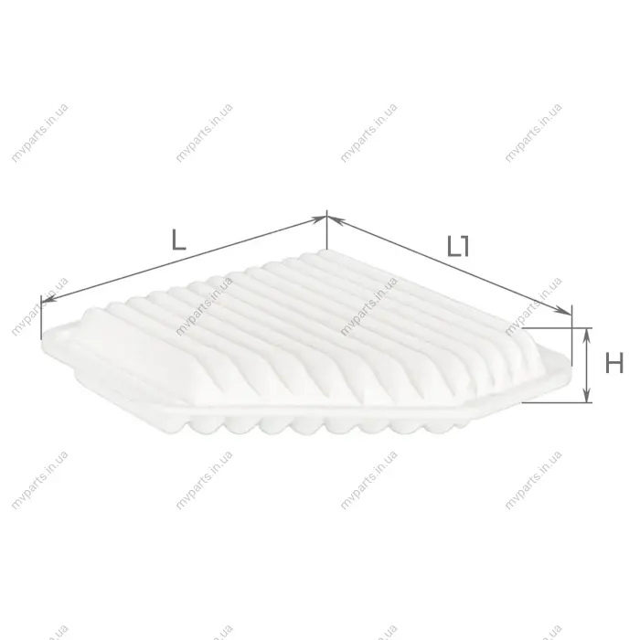Фільтр повітряний Lexus ES 3.5 12-18/Toyota Rav4 2.0/2.4/3.5 05-13/Camry 3.5 V6 06-11/Avensis 2.0 08- ALPHA FILTER AF1003 (фото 1)