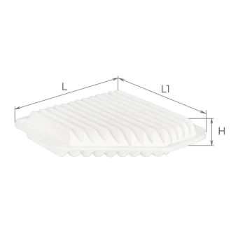 Фільтр повітряний Lexus ES 3.5 12-18/Toyota Rav4 2.0/2.4/3.5 05-13/Camry 3.5 V6 06-11/Avensis 2.0 08- ALPHA FILTER AF1003