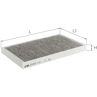 Фільтр салону MB Vito (W639) 03- (вугільний) AF5045a ALPHA FILTER AF5045A