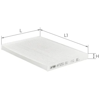 Фільтр салону Nissan Qashqai/X-Trail 07-14 ALPHA FILTER AF5051
