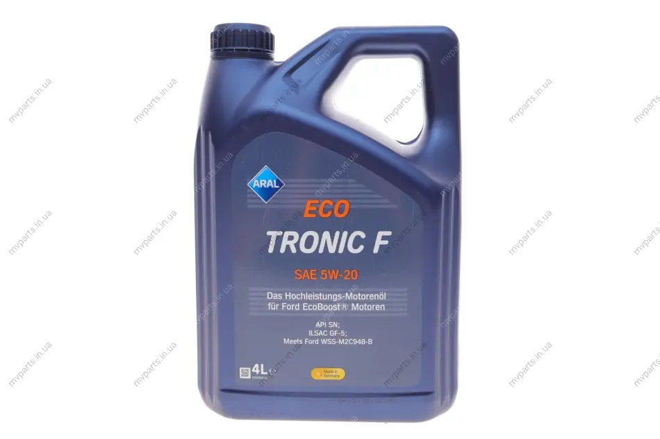 Олива 5W20 Eco Tronic F (4L) (Ford WSS-M2C948-B) ARAL AR-15F456 (фото 1)