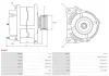 Генератор Nissan Navara/Pathfinder 2.5dCi 4WD 05- (12V/150A) AS AS-PL A5081 (фото 5)