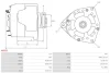 Генератор Toyota Land Cruiser 90/Prado 3.0 D-4D 00-10 (12V/80A) AS AS-PL A6025 (фото 5)