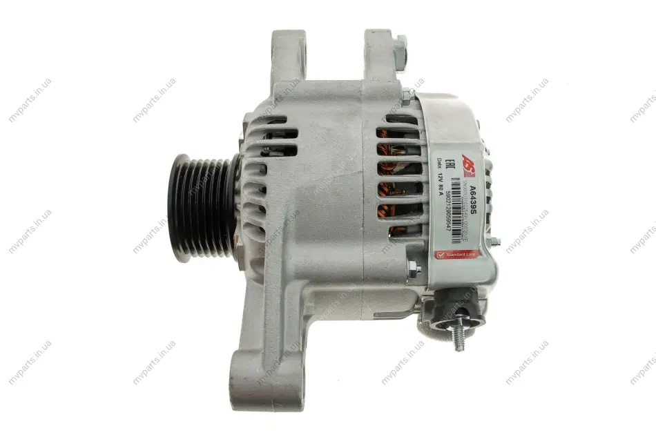 Генератор Toyota Land Cruiser Prado 4.0 02-10 (12V/80A) AS AS-PL A6439S (фото 1)