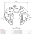 Міст генератора діодний Ford Focus II/Volvo S40 II/V50 1.6D/2.0D 04-12 AS AS-PL ARC6020 (фото 3)